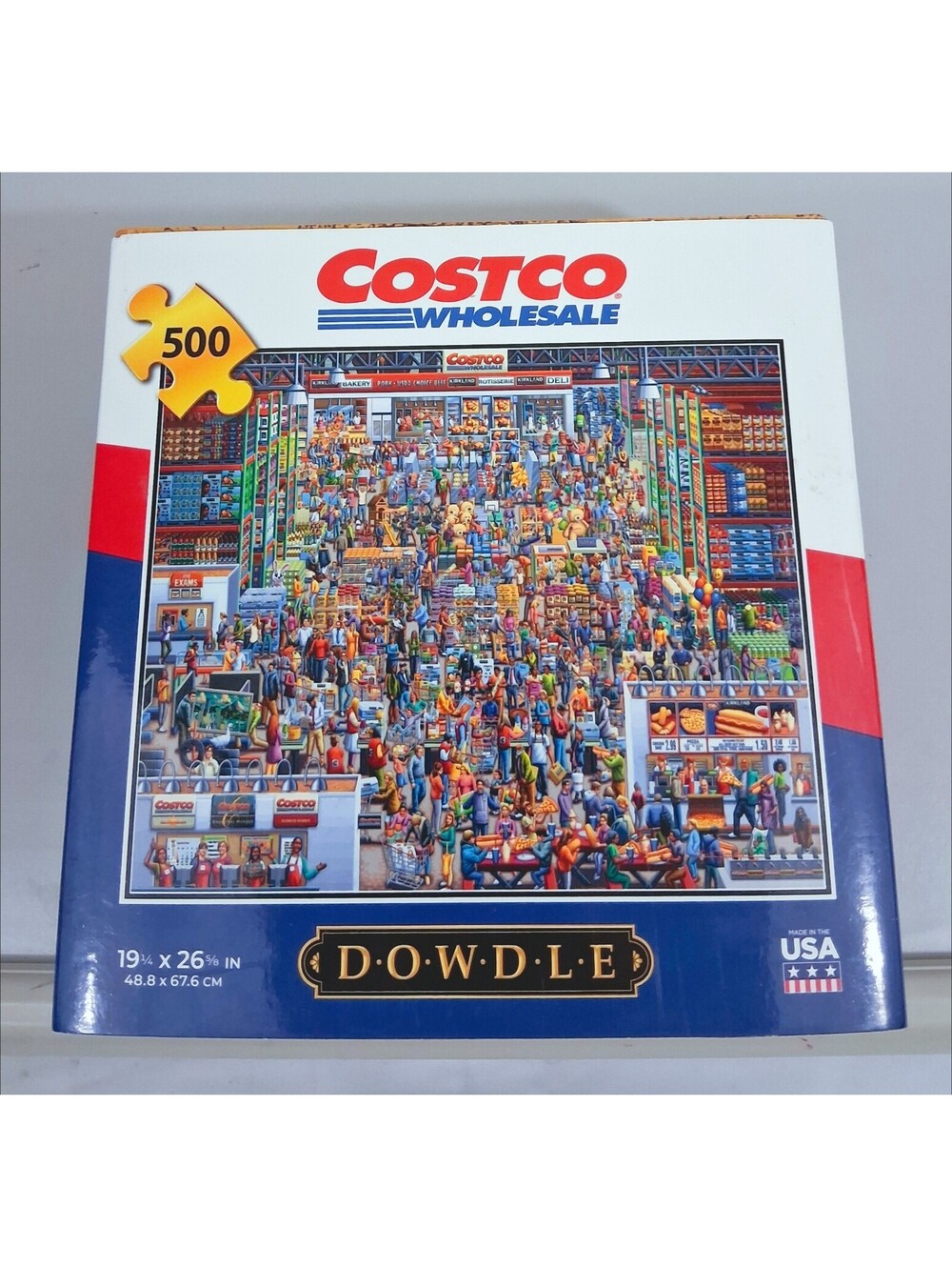 COSTCO Dowdle 500 Piece Puzzle with Poster sz 19 x 27 New